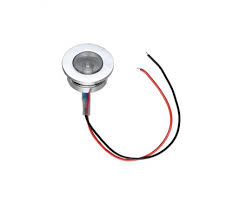 Svjetlo LED ugradbeno 32mm (bijelo) 12V, krom SKU: 41630<br />JM: kom pak.: 200 min: 1