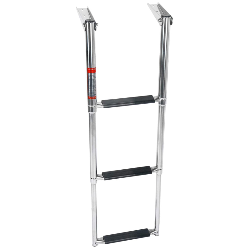 Ljestve teleskopske,3 gazišta 290x875mm, Inox SKU: 74328<br />JM: kom pak.: 1 min: 1