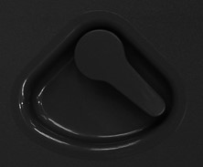 Ručka pvc za vratašca TOP-MID-CLASSIC, crna SKU: 198133<br />JM: kom pak.: 50 min: 1