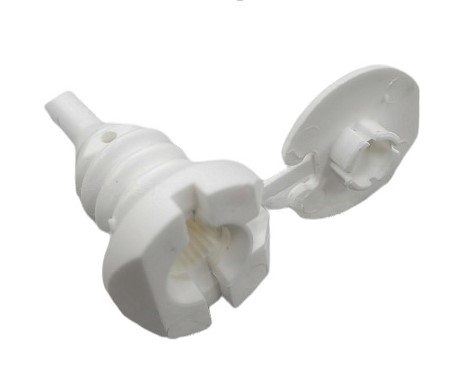 Ventil za bokobran s pok, bijela SKU: 54647<br />JM: kom pak.: 500 min: 1