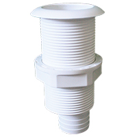 Ispust kroz trup 1 1/2 za crijevo 31x117mm, bijela SKU: 197004<br />JM: kom pak.: 30 min: 1