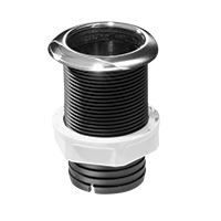 Ispust kroz trup s krom prstenom D51mm L167mm SKU: 197021<br />JM: kom pak.: 10 min: 1