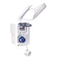 Kutija za utičnicu struje 32A/220v, bijela SKU: 53250<br />JM: kom pak.: 1 min: 1