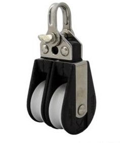 Koloturnik dvostruki sa škopcem D34mm, D8mm SKU: 92514<br />JM: kom pak.: 1 min: 1