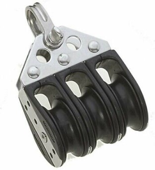 Koloturnik trostruki DELRIN, s škopcem, D10mm SKU: 95831<br />JM: kom pak.: 1 min: 1