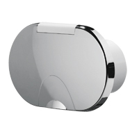 Kućište za slavinu i ručicu tuša, krom SKU: 55801<br />JM: kom pak.: 5 min: 1