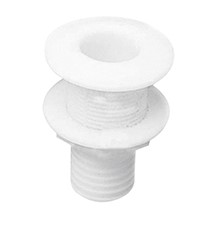 Ispust kroz trup 1/2 navoj, crijevo D13mm, bijela SKU: 198223<br />JM: kom pak.: 100 min: 1