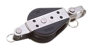 Koloturnik jednostruki DELRIN, škopac+osig, D8mm SKU: 92500<br />JM: kom pak.: 1 min: 1