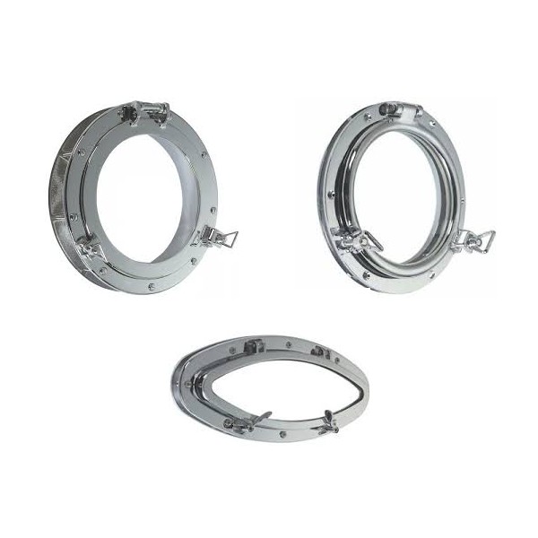 Brodski prozori kromirani mesing i inox