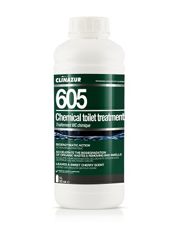 605 Tekućina za kemijske zahode 1lit SKU: 41658<br />JM: kom pak.: 12 min: 1