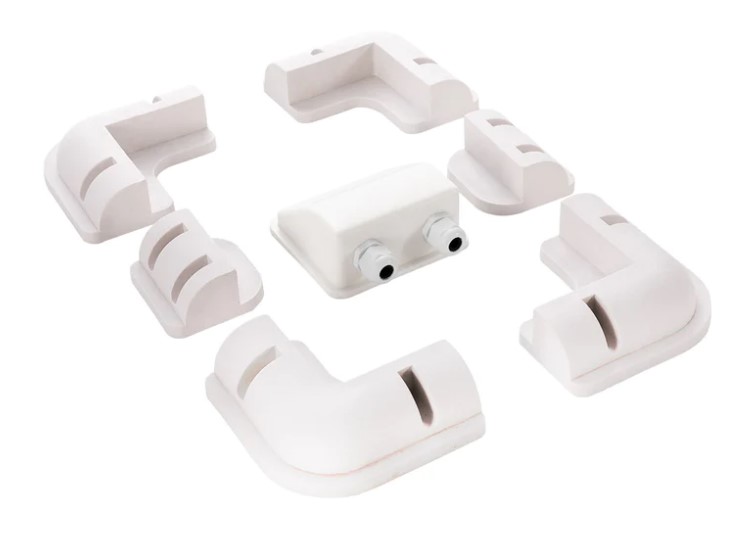 Set za ugradnju solarnih modula, bijela SKU: 880937<br />JM: kom pak.: 1 min: 1