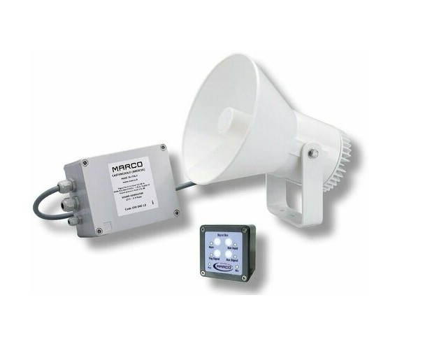 MARCO sirena el. EW2 12v, L250/D239mm SKU: 803677<br />JM: kom pak.: 1 min: 1