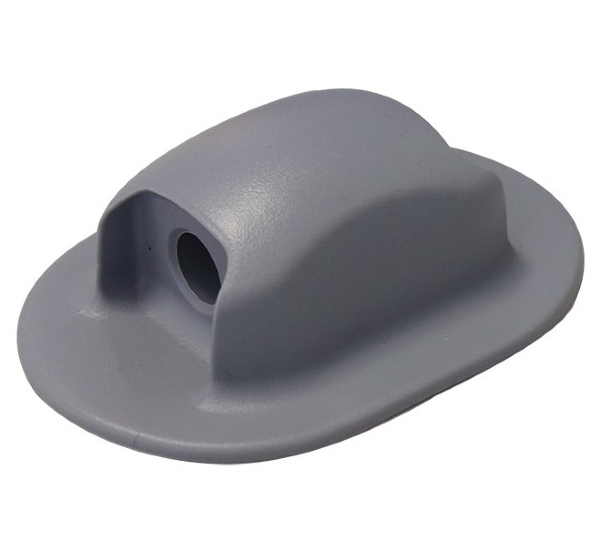 Držač užeta za gumeni čamac 100x70x32,5mm, siva SKU: 74703<br />JM: kom pak.: 1 min: 1