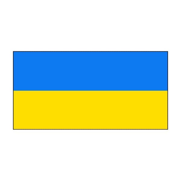 Zastava Ukrajine 20x30cm SKU: 822620<br />JM: kom pak.: 20 min: 1