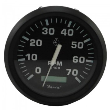 Pokazivač broja okr/radnih sati Faria 0-7000 crna SKU: 91591<br />JM: kom pak.: 1 min: 1