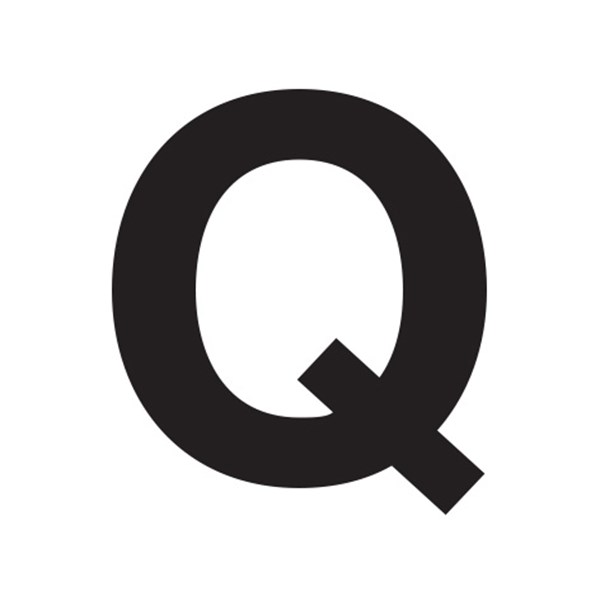 Slovo "Q" crno 10cm SKU: 97733<br />JM: kom pak.: 5 min: 1