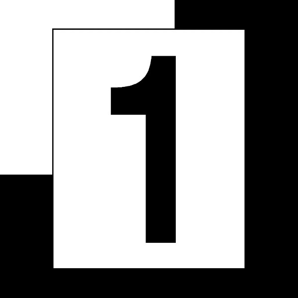 Broj "1" crni 10cm SKU: 97753<br />JM: kom pak.: 5 min: 1