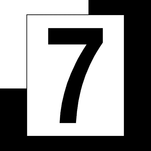 Broj "7" crni 10cm SKU: 97759<br />JM: kom pak.: 5 min: 1