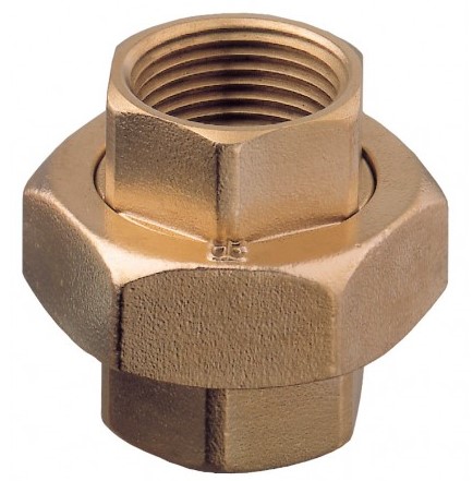 Ravna spojnica s konus. ležištem, mesing, Ž-Ž, 3/8 SKU: 9996222<br />JM: kom pak.: 1 min: 1