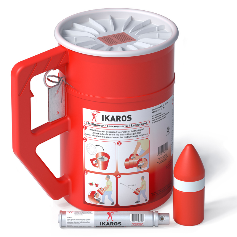 IKAROS S.04.Bacač brodske užadi P2 SKU: 70430<br />JM: pak pak.: 4 min: 1