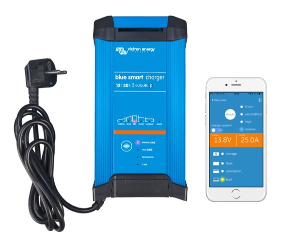 VICTRON punjač BlueSmart 12V 30A, 3 izlaza SKU: 40083<br />JM: kom pak.: 1 min: 1