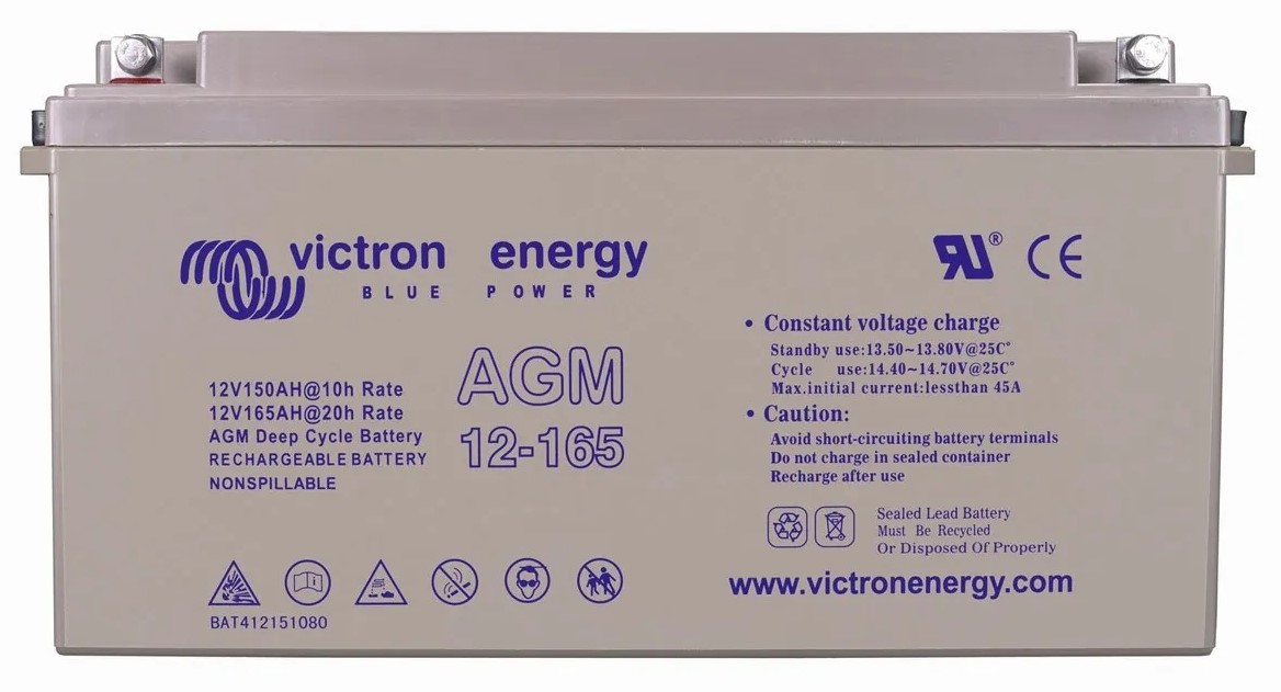 VICTRON akumulator AGM 12V/165Ah SKU: 41801<br />JM: kom pak.: 1 min: 1