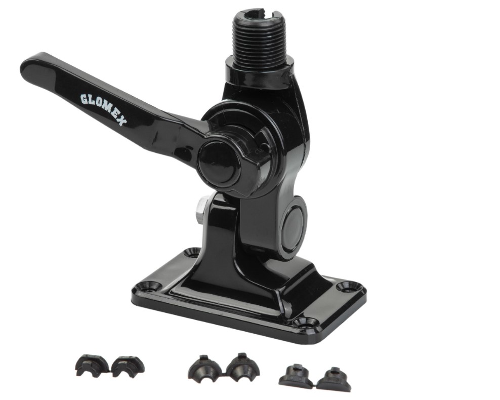 Nosač antene Glomex RA115/BK, ručka,  4 pol.,crna SKU: 41784<br />JM: kom pak.: 1 min: 1