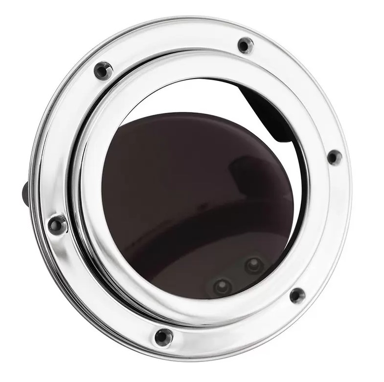 Bočni prozor okrugli V=210mm U=175mm, Inox316 SKU: 75512<br />JM: kom pak.: 10 min: 1