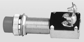 Prekidač za sirenu (pritisak), 12v 20A, crna SKU: 98708<br />JM: kom pak.: 200 min: 1