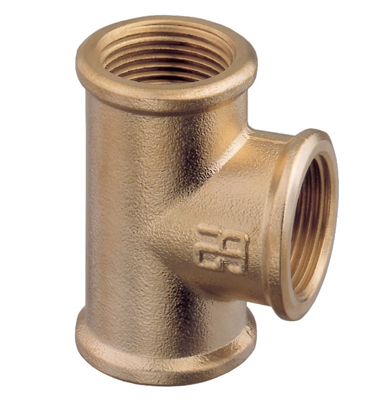 Spojnica T, mesing, 1/8 SKU: 41953<br />JM: kom pak.: 50 min: 1