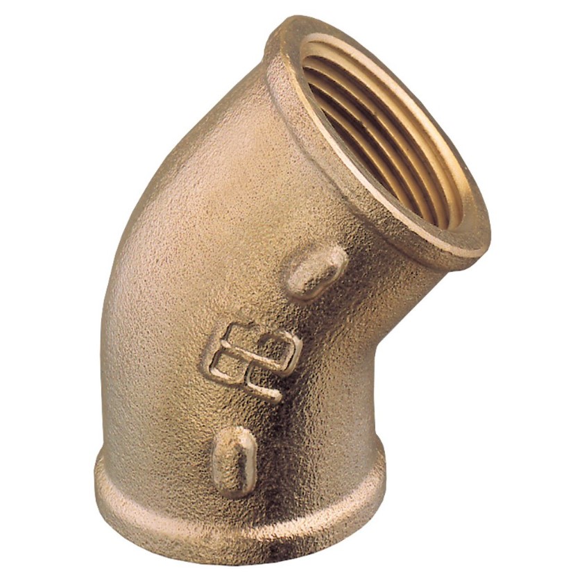 Koljeno 45, Ž-Ž,mesing, 1 SKU: 41957<br />JM: kom pak.: 30 min: 1