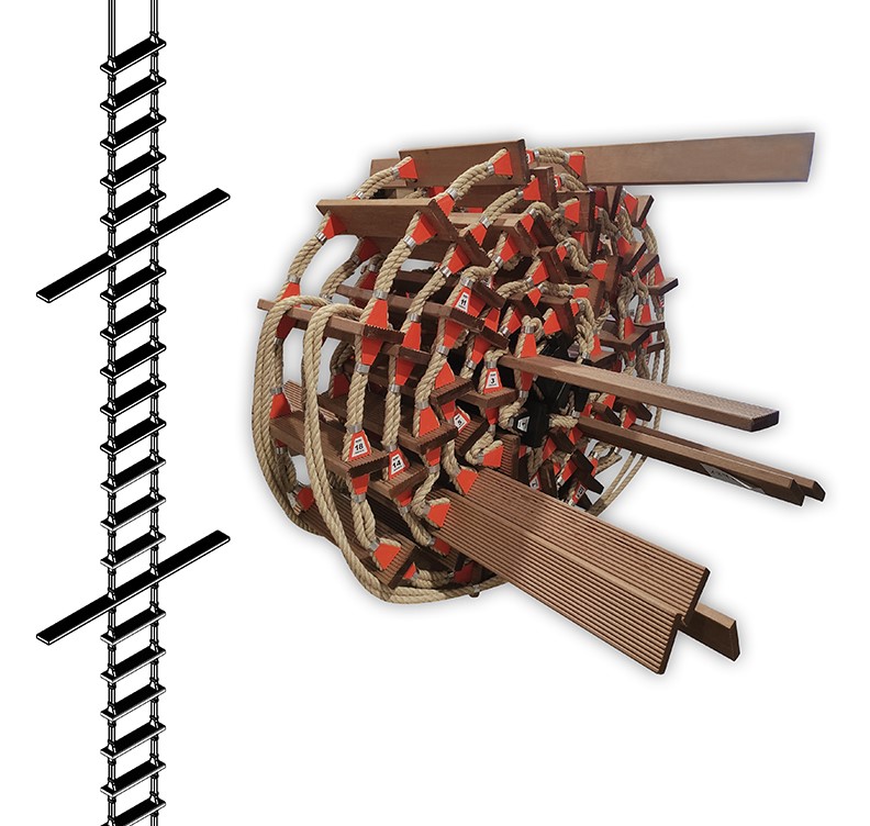 LALIZAS Pilot. ljestve 3.3m, 11st., SOLAS/MED/USCG SKU: 72054<br />JM: kom pak.: 1 min: 1