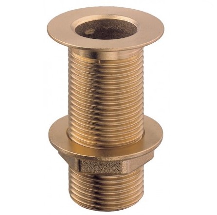 Ispust kroz trup broda, upušteni, mesing, 1/2 SKU: 822257<br />JM: kom pak.: 20 min: 1