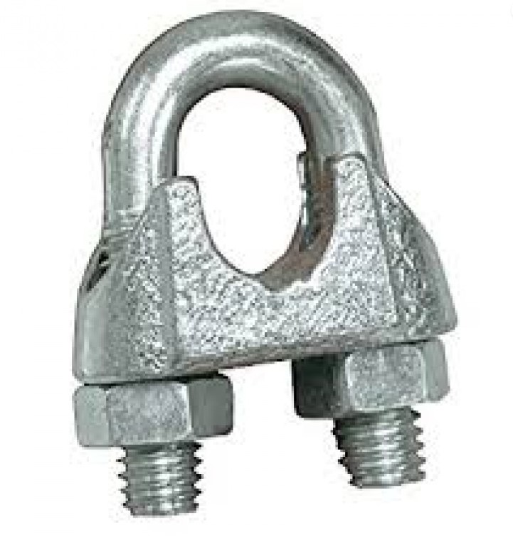 Stezaljka za čelično uže D14mm, pocinčana SKU: 9974111<br />JM: kom pak.: 1 min: 1