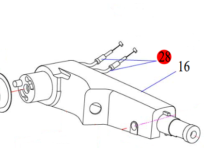 Hidea F8/9.9 sajla ručice gasa, 01100506 SKU: 73966<br />JM: kom pak.: 1 min: 1