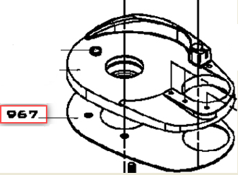 Brtva za Lofrans el. vitlo X2 #967 SKU: 0633245<br />JM: kom pak.: 10 min: 1