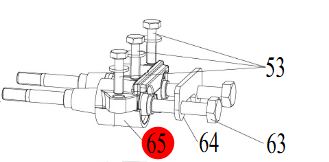 Hidea F40/60 set gornjeg amortizera, 2012703098A SKU: 74139<br />JM: kom pak.: 1 min: 1