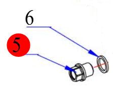 Hidea F60 vijak za ispust ulja, 2022705006A SKU: 75278<br />JM: kom pak.: 5 min: 1