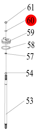 Hidea F40 O prstem ručice mjenjača, 2062606002A SKU: 74175<br />JM: kom pak.: 1 min: 1