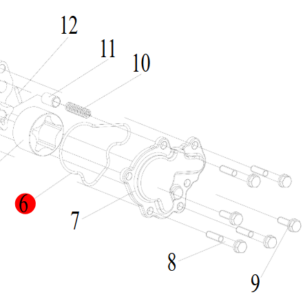 Hidea F40/60 gumena brtva , 2062701060A SKU: 74117<br />JM: kom pak.: 1 min: 1