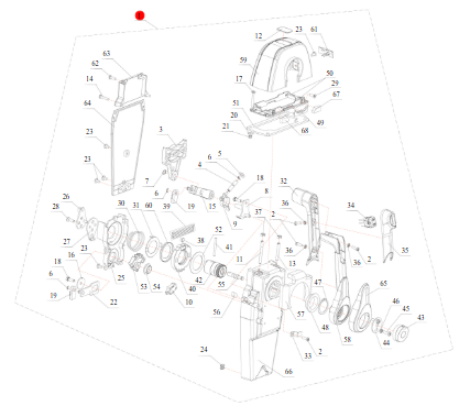 Hidea F115 upravljačka komanda okomita, 08110009 SKU: 42589<br />JM: kom pak.: 1 min: 1