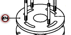 Usmjer. za lanac/uže za Lofrans el. vitlo X4 #874 SKU: 632087<br />JM: kom pak.: 1 min: 1
