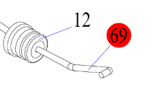 Hidea F15/20 poluga mjenjača, 01090207 SKU: 74939<br />JM: kom pak.: 1 min: 1