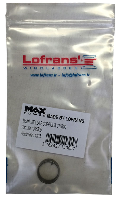 Opruga za Max Power pramčani propeler SP60/80 SKU: 315305<br />JM: kom pak.: 1 min: 1