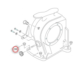 Prsten za Lofrans el. vitlo Tigres #268 SKU: 601433<br />JM: kom pak.: 5 min: 1