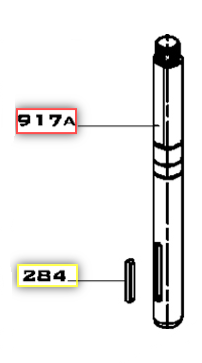 Glavna osovina za Lofrans el. vitlo X2 #917A SKU: 630661<br />JM: kom pak.: 1 min: 1