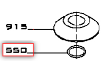 Prsten D25mm za Lofrans el. vitlo #550 SKU: 630840<br />JM: kom pak.: 1 min: 1