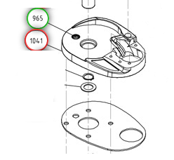 Post. za Lofrans el. vitlo X1 #1041A SKU: 631206<br />JM: kom pak.: 1 min: 1