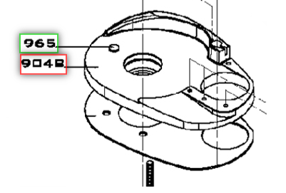 Post. za Lofrans el. vitlo X2 #904B SKU: 631231<br />JM: kom pak.: 1 min: 1