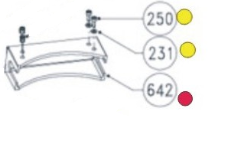 Poklopac kočnice za el. vitlo Lofrans Ercole #642 SKU: 631408<br />JM: kpl pak.: 1 min: 1